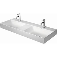 Duravit DuraSquare Möbel-Doppel-Waschtisch geschliffen 2353120071 120 x 47 cm,