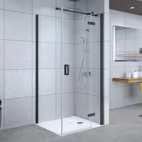 Breuer Seitenwand für Drehtür Breuer Panorama 80 cm Klarglas