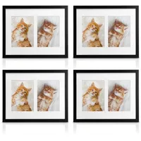 Bomoe Bilderrahmen Collage schwarz 13x18 cm 4 St.