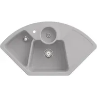 Villeroy & Boch Solo Eck Steam Keramikspüle links Einbau