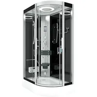AcquaVapore Dusche Duschkabine D60-73T2R Duschtempel Sauna 80x120 cm