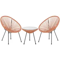 Beliani Beliani, Gartentisch + Balkontisch, Acapulco (50 cm)