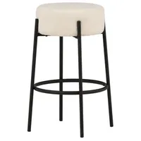 VCM ebuy24 Barhocker, Weiß, Holzwerkstoff, 1-Sitzer, 50x70x50 cm, Esszimmer,
