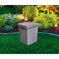 Gardenforma Abdeckung für Gasflaschen, Beton-Optik grau Faser-Beton, für 11