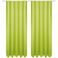 Bestgoodies Dekoschal Ellen Universalband 140x245 cm Grün, blickdichter Vorhang
