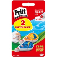 PRITT Korrekturroller Flex Design-Motiv Set, Mini Format, premium Korrekturband