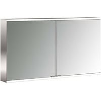 EMCO prime Aufputz-Lichtspiegelschrank 949706246 1200x700mm, 2-türig, aluminium/spiegel