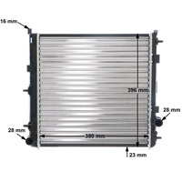 Mahle CR 557 000S Kühler Motorkühlung u.a. passend für