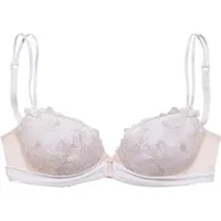 JETTE Push-up-BH Damen weiß-caramel Gr.70B