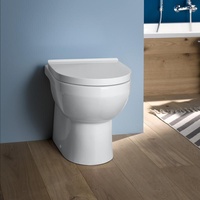 Duravit No.1 Stand-Tiefspül-WC, rimless, back to wall, 2009090000, back