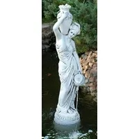 Casa Padrino Jugendstil Wasserspeier Skulptur Frau mit Vase und