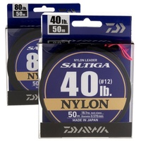 Daiwa Saltiga Nylon Leader, - Clear - 0.980 mm