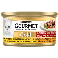 Purina Gourmet Gold Huhn/Leber in Sauce