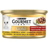 Purina Gourmet Gold Huhn/Leber in Sauce 12 x 85