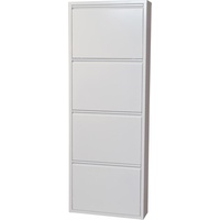 Moebel-direkt-online möbel direkt online Metallschuhschrank (4Klappen) Madrid