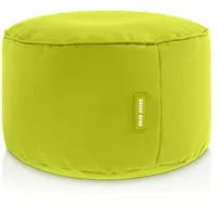 Green Bean Sitzsack-Hocker, Hellgrün, Textil, Füllung Styroporkugeln, Rund, 45x25x45