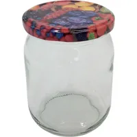 Buri Einmachglas 540ml Vorratsglas Einweckglas Marmeladenglas Schraubdeckel Früchte