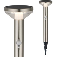 Maclean Brackets Solarleuchte Gartenleuchte Außenleuchte mit Bewegungssensor u. Dämmerungssensor