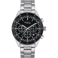 Breil Uhr Herren Fast Ziffernblatt SCHWARZ Bewegung Chrono Quartz