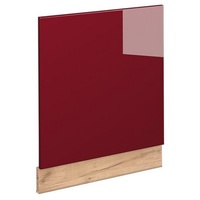 Vicco Frontblende Fame-Line, Bordeaux Hochglanz/Goldkraft Eiche 60 cm ohne