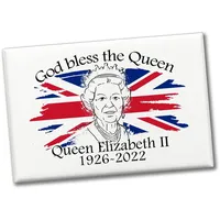 Speecheese God bless the Queen Souvenir Magnet