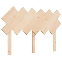 VidaXL Bett-Kopfteil 122,5x3x80,5 cm Massivholz Kiefer