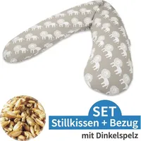 Theraline Stillkissen "Das Original" mit Dinkel Füllung inkl. Bezug