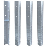 Wickey SolidLock Winkelanker aus feuerverzinktem Stahl für Spielturm Schaukel,