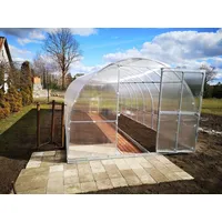 Klasika greenhouses KLASIKA Tube 3x6m mit fundamenten und 6mm