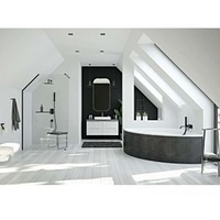 Hoesch iSENSI Eck-Badewanne 3843.010 150 x 150 cm, weiß