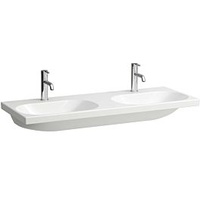 Laufen Lua Doppel-Waschtisch H8140810001561, 120x46cm, unterbaufähig, weiß