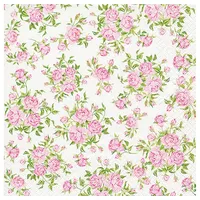 Home fashion Home Fashion®, Little Roses, Lunch-Servietten aufgefaltetes Maß