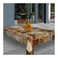 Laro Wachstuch-Tischdecke Abwaschbar Wachstischdecke PVC Plastik-Tischdecken Eckig Meterware Abwischbar,