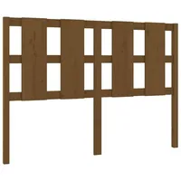 VidaXL Kopfteil Honigbraun 125,5x4x100 cm Massivholz Kiefer