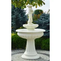Casa Padrino Jugendstil Springbrunnen Dame Weiß Ø 94 x