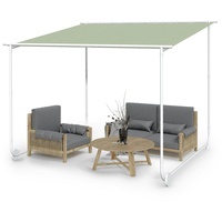 Blumfeldt Nantes Pavillon Gazebo Sonnendach 3x3m Polyester Stahlrahmen UV50+