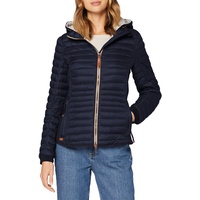 CAMEL ACTIVE Damen leichte Steppjacke mit Abnehmbarer Kapuze Dunkelblau,