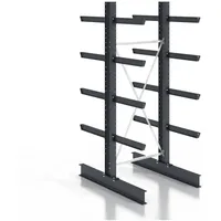 Stier Kragarmregal schraubbar doppelseitig 1 Feld mit 4 Ebenen