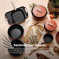San Ignacio Stieltopf 16x7,5cm Aluminium geschmiedet, Induktion