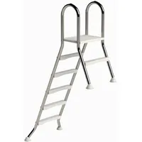 Ideal Edelstahl Modell 57 Hochbeckenleiter silber 1,50 m