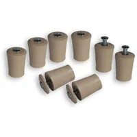 Inovatec 8 x INOVATEC Anschlagstopper 28 mm beige -