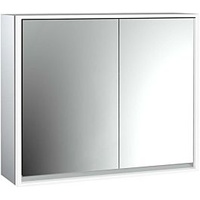 EMCO loft Aufputz-Lichtspiegelschrank 979805110 800x733mm, LED, 2-türig, breite Tür