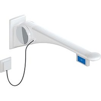Hewi 802 LifeSystem Stützklappgriff 802.50.44360DR 850 mm, anthrazit hochglanz/anthrazit