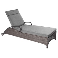 Outdoor Edge outdoor Gartenliege KOMIDO, Grau - Anthrazit -