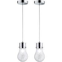 ETC Shop Pendelleuchte Glühbirne Vintage Lampe Wohnzimmer Hängeleuchte Deko