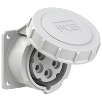 PC ELECTRIC PCE 3152-1f70 CEE-Anbausteckdose gerade (70x70mm) 16A 5p