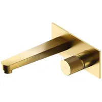 Omnires Contour Waschtischarmatur Gold gebürstet