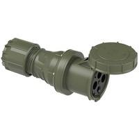 PCE CEE-Kupplung 125A 4p 6h IP67 POWER TWIST bronzegr?n