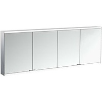EMCO prime Aufputz-Lichtspiegelschrank 949706266 2000x700mm, 4-türig, aluminium/spiegel