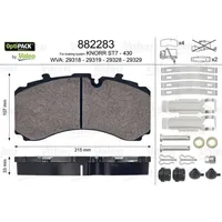 Valeo Bremsbelagsatz, Scheibenbremse OPTIPACK 882283